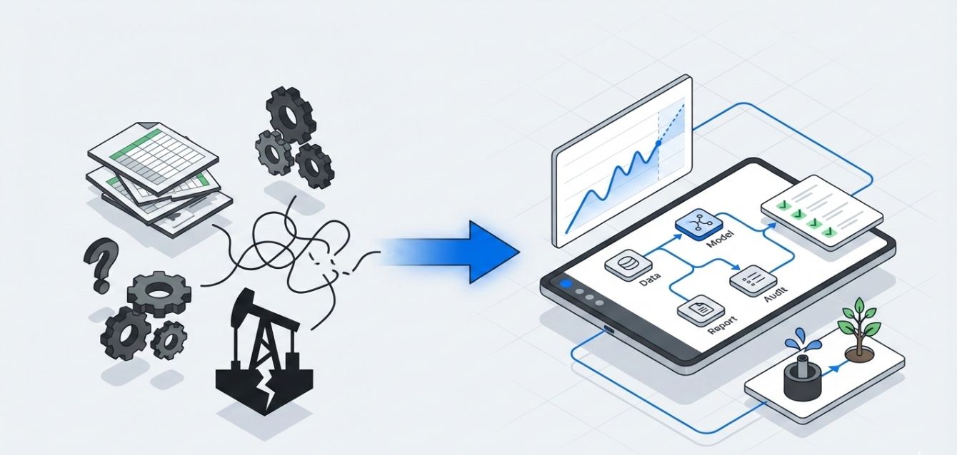 Oil and gas ARO forecasting software for asset retirement obligation and liability management