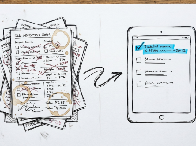 Oil and gas safety audit documentation replacing Excel spreadsheets with purpose built software