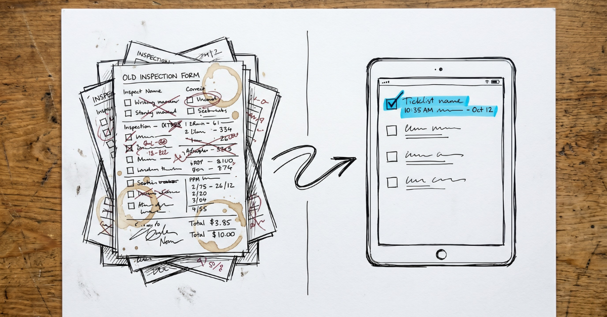 oil-gas-safety-audit-excel-alternative Oil and gas safety audit documentation replacing Excel spreadsheets with purpose built software